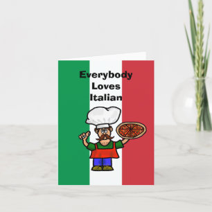 Funny Flirty Love Carte Italienne