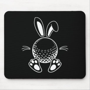 Funny Floppy Bunny Ears Golf Lovers Cute Rabbit Sp Mouse Pad