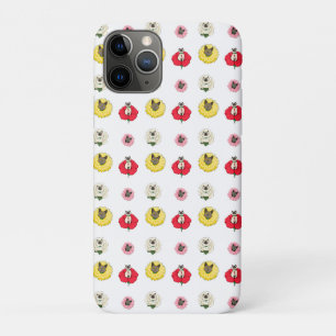 Funny Floral Cat Faces iPhone 11 Pro Case