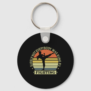 Funny Floral Halloween Skeleton Drinking Coffee Ne Keychain
