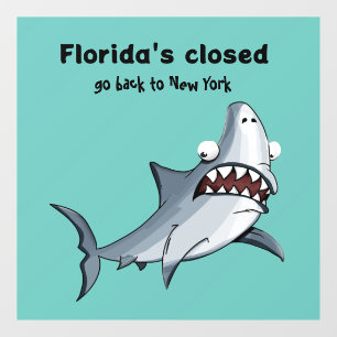 Funny Florida New York Window Decal