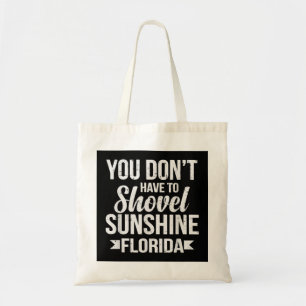 Funny Florida Vacation Gift Funny Snow Bird Beach  Tote Bag