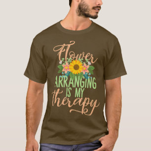 Funny Flower Arranging Bouquet Design For T-Shirt