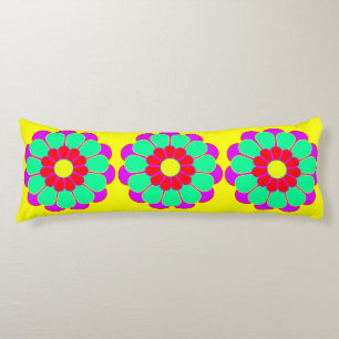 Funny Flower Power Bloom I Body Pillow