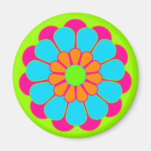 Funny Flower Power Bloom III Magnet