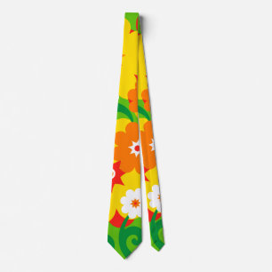 Funny Flower Power Wallpaper Tie