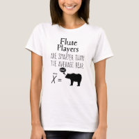 Funny Flute T-shirt - Average Bear