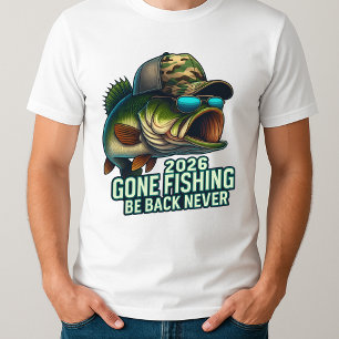 funny fly Cool fishing dad grandpa gift T-Shirt