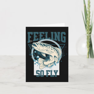 Funny Fly-fishing Shirt For Fishermen Card