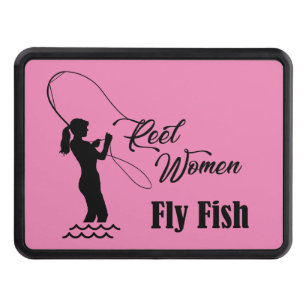 Funny Fly Fishing Trailer Hitch Cover