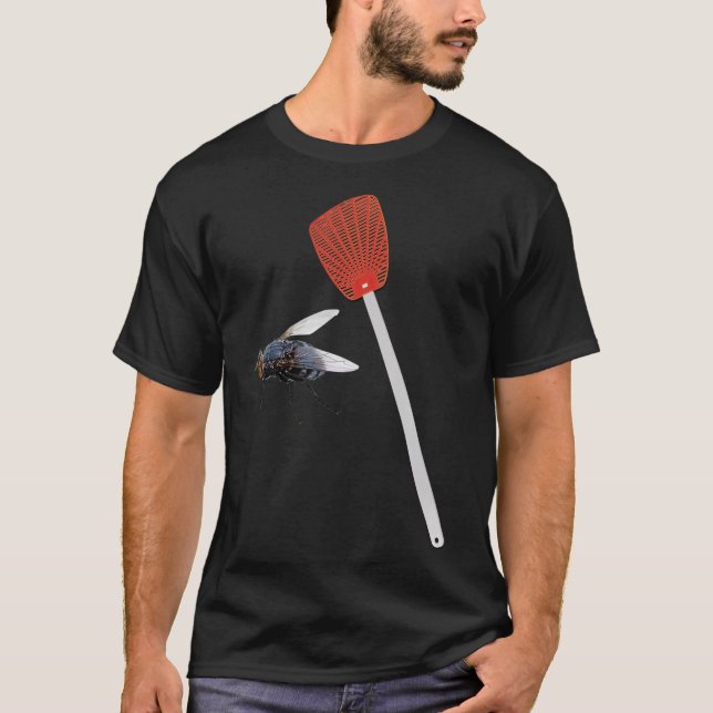 Funny Fly Swatter Pro Biden Harris 2020 Debate Sar T-Shirt (Front)
