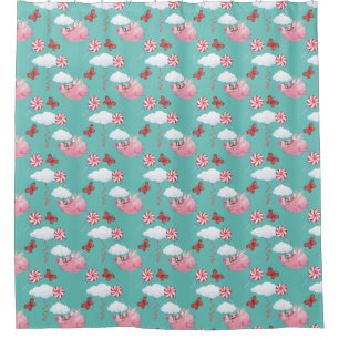 Funny Flying Pig Pattern