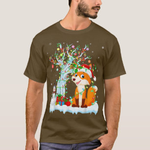 Funny Fo Xmas Tree Lighting Santa Hat Fo Christmas T-Shirt