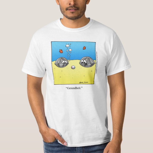 Funny "Foggy Bottom" Cartoon Tee Shirt (Front)