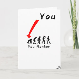 Funny Folded Greeting Card