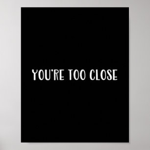 Funny Font Joke Novelty For Snarky Teen Sy Adults Poster