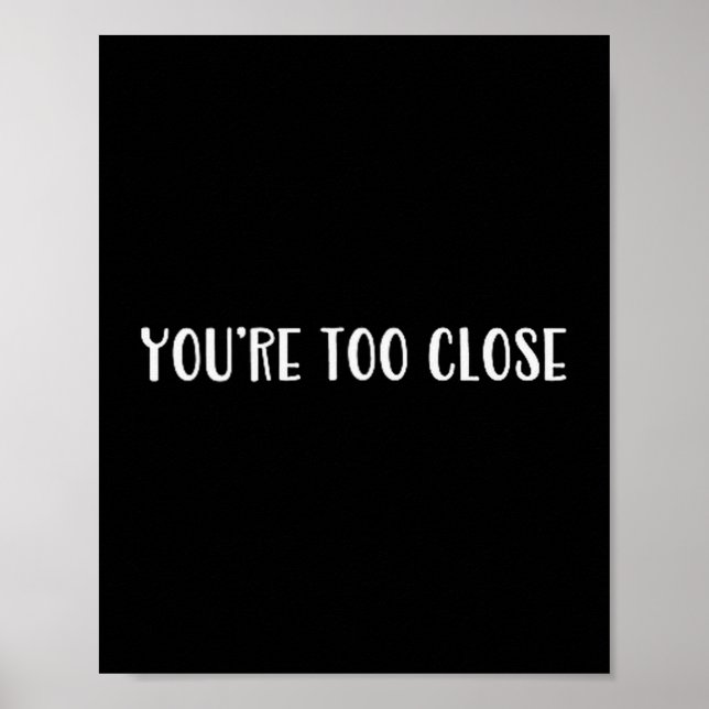 Funny Font Joke Novelty For Snarky Teen Sy Adults  Poster (Front)