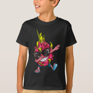 Funny Food Dabbing Dragon Fruit Bubble tea Cruise T-Shirt