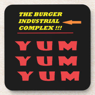 Funny food joke about our much loved burger coaster