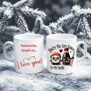 Funny Food Mug Custom Name Valentine Gift