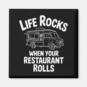 Funny Food Truck Design For Men Women Kids Food Tr Magnet