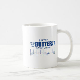 Funny Foodie Baker Baking Salted Butter  Coffee Mug