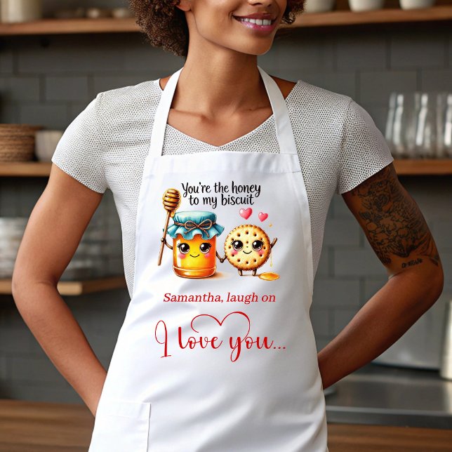 Funny Foods Personalized Cute Love Gift Apron (Funny Foods Personalized Cute Love Gift Apron)
