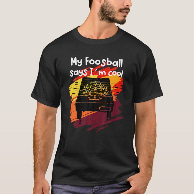 Funny Foosball Table T-Shirt (Front)