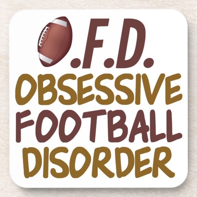 Funny Football Coaster (Front)