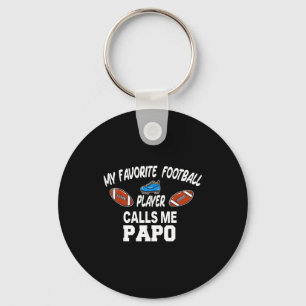 Funny Football Dad Pride Pa Fan Srts Family  Keychain