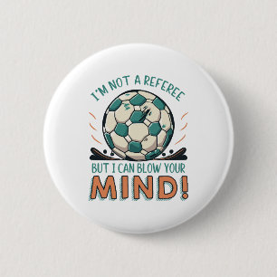 Funny Football Design 2 Inch Round Button