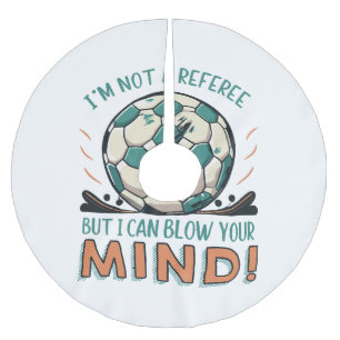 Funny Football Design Brushed Polyester Tree Skirt