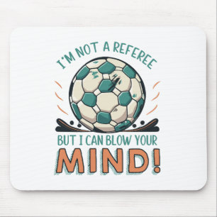 Funny Football Design Mouse Pad