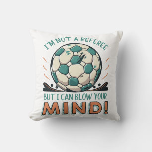 Funny Football Design Throw Pillow