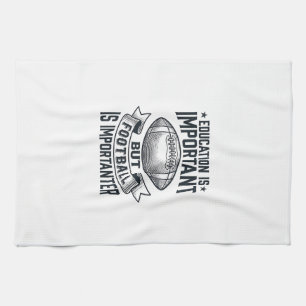 Funny Football Education Vintage Shirt Design (2)_ Kitchen Towel