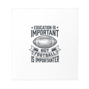 Funny Football Education Vintage Shirt Design (2)_ Notepad
