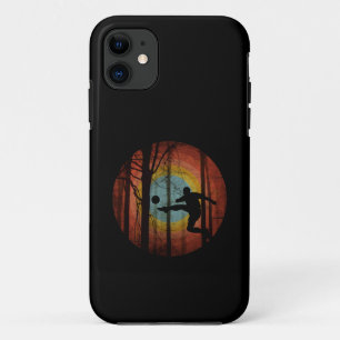 FUNNY FOOTBALL IN THE WOODS FOREST iPhone 11 CASE