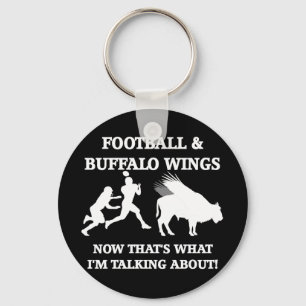 funny football keychain