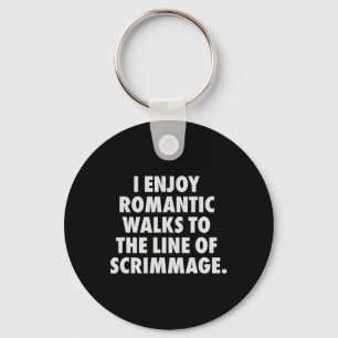 Funny Football Lineman For Men Offensive Keychain