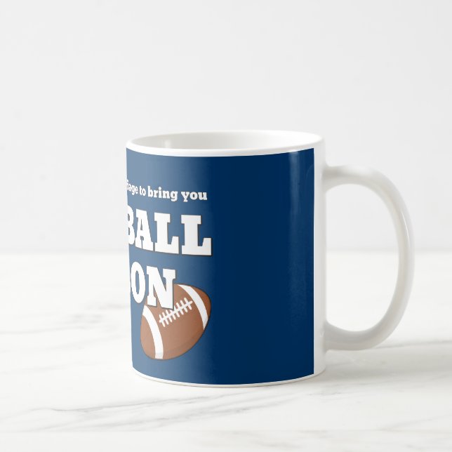 Funny Football Mug (Right)
