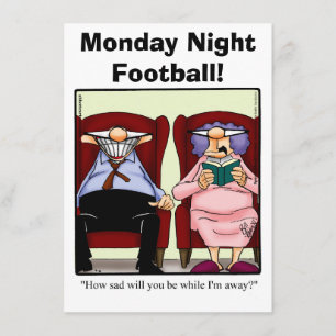 Funny Football Night Party Invitations