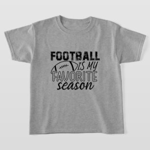 funny football Season word art sports T-Shirt