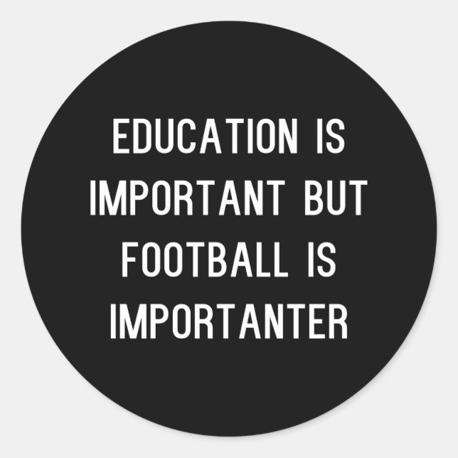 Funny Football Stickers (Front)