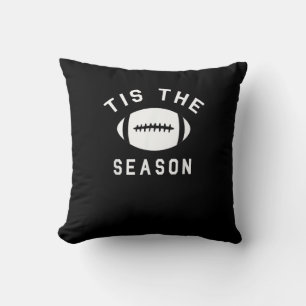 Funny Football Tis The Season Throw Pillow