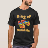 Funny For A Holiday. King Of Sandals. Colourful