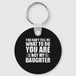 Funny For Father Dad From Daughter Father's Day Da Keychain