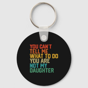 Funny For Father Dad From Daughter Father's Day Da Keychain