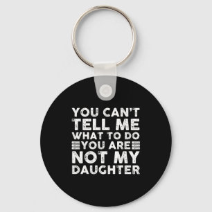 Funny For Father Dad From Daughter Father's Day Da Keychain