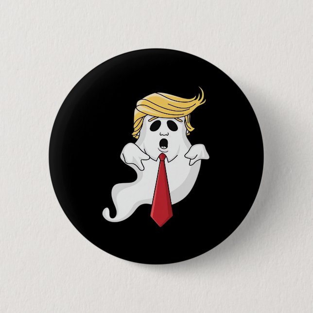Funny For Halloween, Donald Costume Classic 2 Inch Round Button (Front)