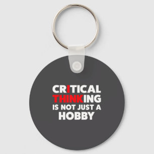 Funny For Skeptics - Critical Thinking Quotes Scie Keychain